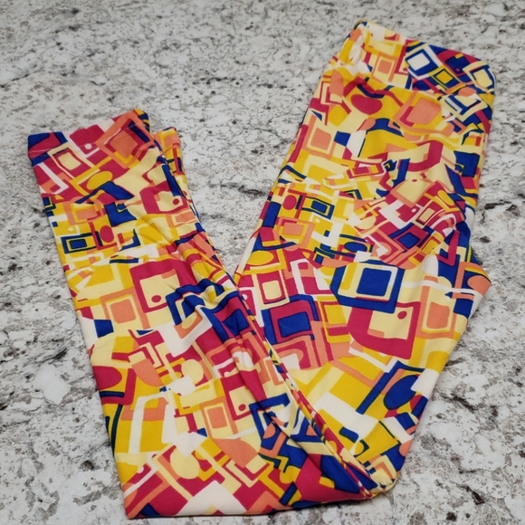 Legging Lularoe Kids L/XL Noël – Vert Foncé Avec Oursons Trop Mignons